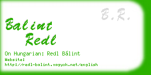 balint redl business card