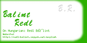 balint redl business card